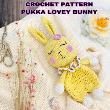 Crochet Pattern Pukka Lovey Bunny Bulgăraș