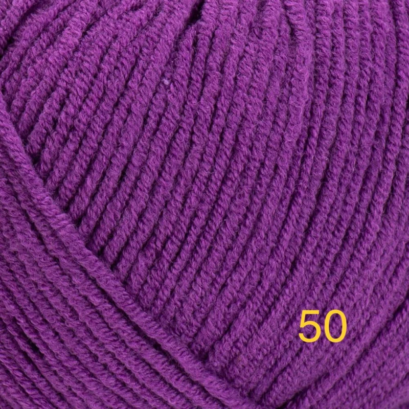 Fir YarnArt JEANS 50 Violet - imagine 2