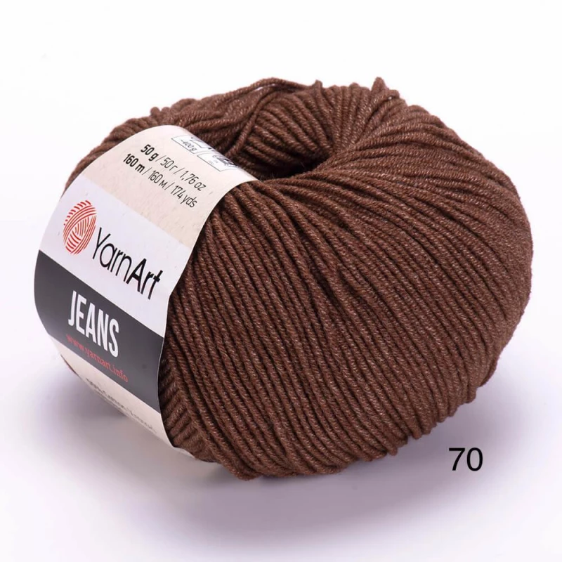Fir YarnArt JEANS 70 Maro Intens