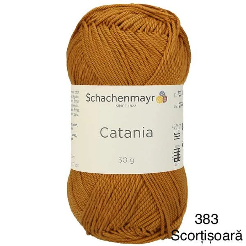 Catania bumbac 383 Scorțișoară/Zimt