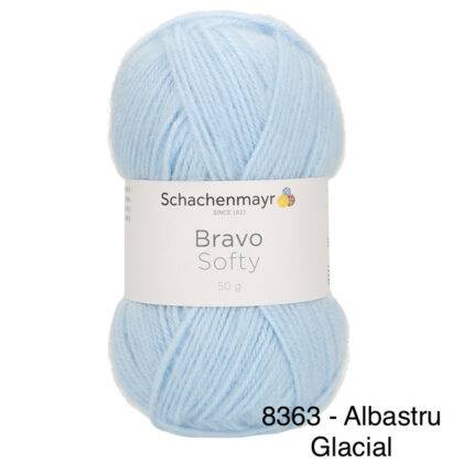 Bravo Softy Schachenmayr 8363 Albastru Glacial