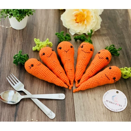 Jucărie Senzorială Tip Montessori Morcov Carry Crosetat