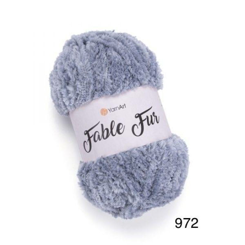 yarnart fable fur 972