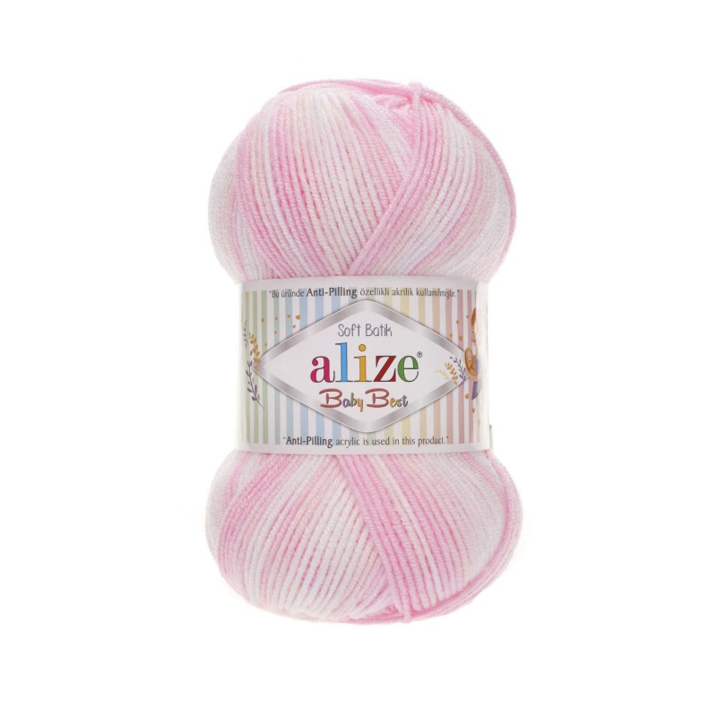 Alize Baby Best batik 6660 fir de tricotat si crosetat.