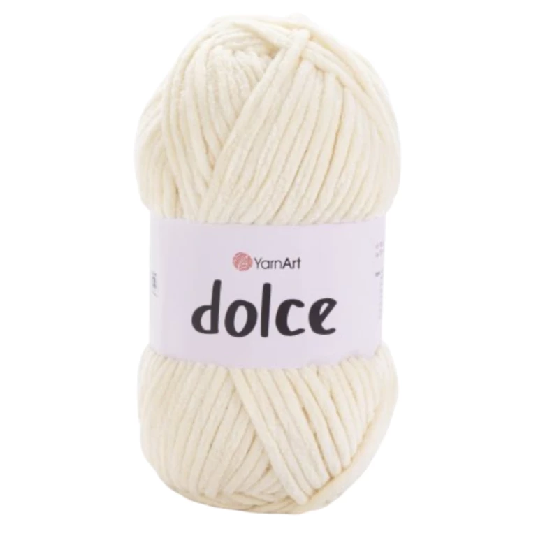 Fir de catifea Yarnart Dolce 783 Soft Yellow